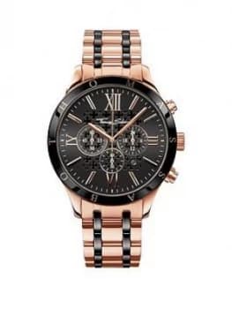 Thomas Sabo Rebel Urban Chronograph Stainless Steel Rose Tone Mens Watch, One Colour, Men