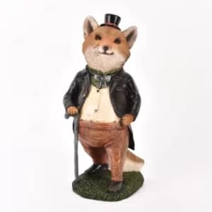 Country Living Suited Fox Garden Ornament