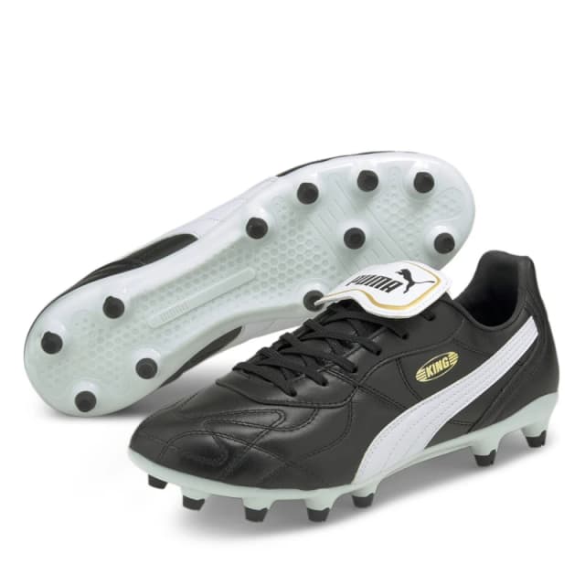 Puma KING Cup FG Football Boots - Black 7.5