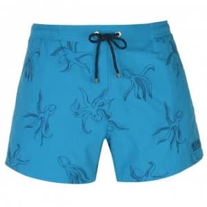Hugo Boss White Shark Swim Shorts Blue Size L Men