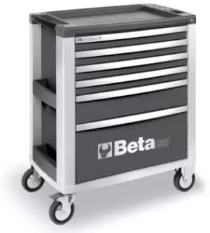 Beta Tools C39-6/G 6 Drawer Roller Cab 800 x 500 x 971mm Grey 039000032