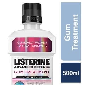 Listerine Advanced Defence Gum Treatment Mouthwash 500ml