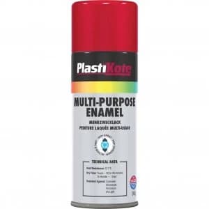 Plastikote Enamel Aerosol Spray Paint Red 400ml