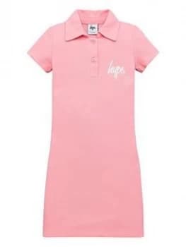 Hype Polo Shirt Dress - Pink