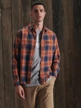 Superdry Workwear Shirt, Brown Size M Men