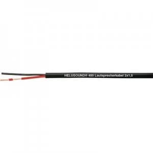 Speaker cable 2 x 4mm Black Helukabel