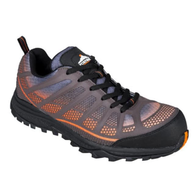 Portwest Compositelite Low Cut Spey Trainers FT36OBR37 Colour: Orange / Black