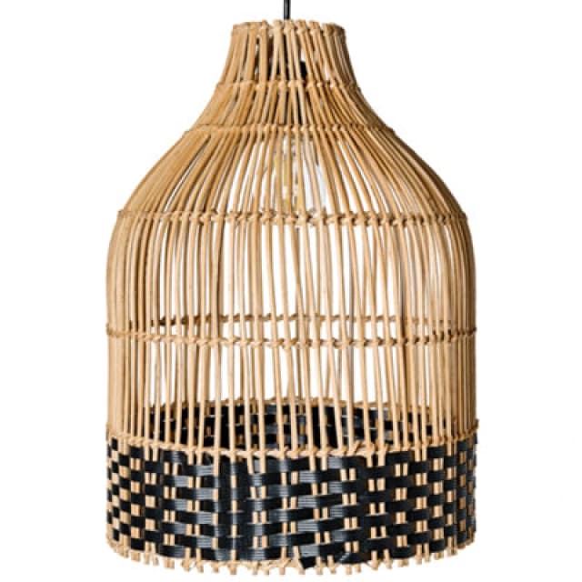 Beliani Pendant Lamp Gilo Rattan Natural