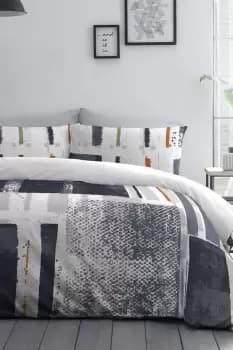 'Batika' Bold Shapes And Stripes Sustainable Duvet Cover Set