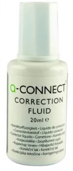 Q Connect Correction Fluid 20ml - 10 Pack