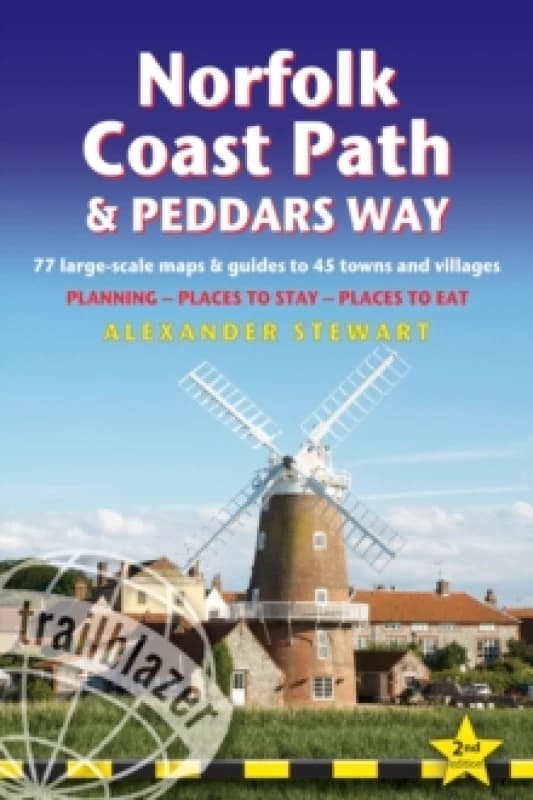 Norfolk Coast Path and Peddars Way Trailblazer Walking Guide 2e Paperback / softback