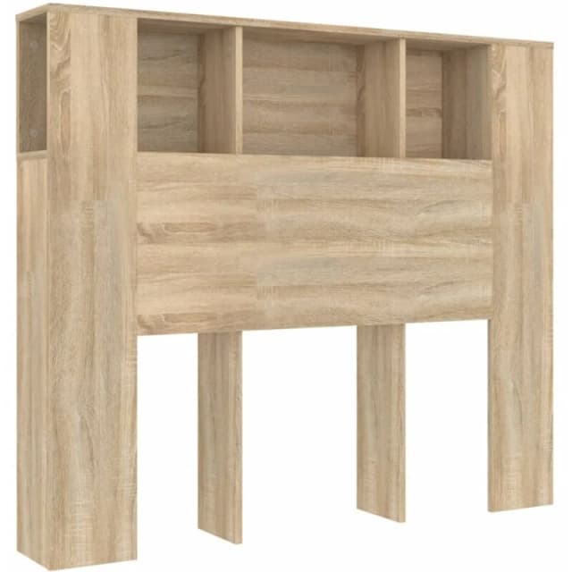 VIDAXL Headboard Cabinet Sonoma Oak 120x18.5x102.5cm Vidaxl 8720286966921