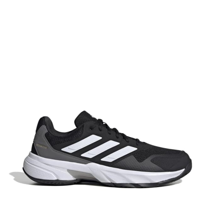 adidas Mens Courtjam Control Tennis Shoes Black male 7 (40.7)