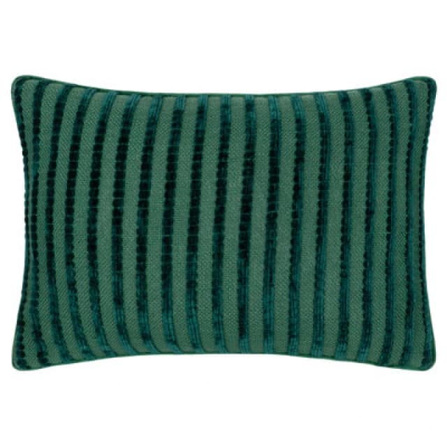 Furn furn. Giyla Chenille Polyester Filled Cushion in Teal Teal One Size Unisex 5025532798701
