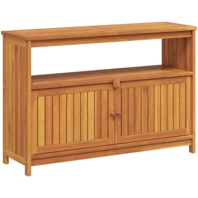 VIDAXL Garden Console Table 110x35x75cm Solid Wood Acacia Vidaxl 8720845673765