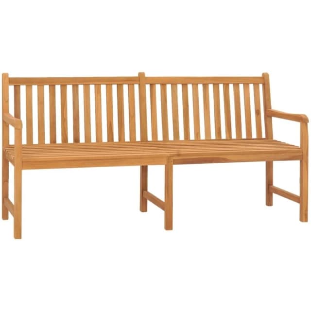 VIDAXL Garden Bench 180cm Solid Teak Wood Vidaxl 8720286597439