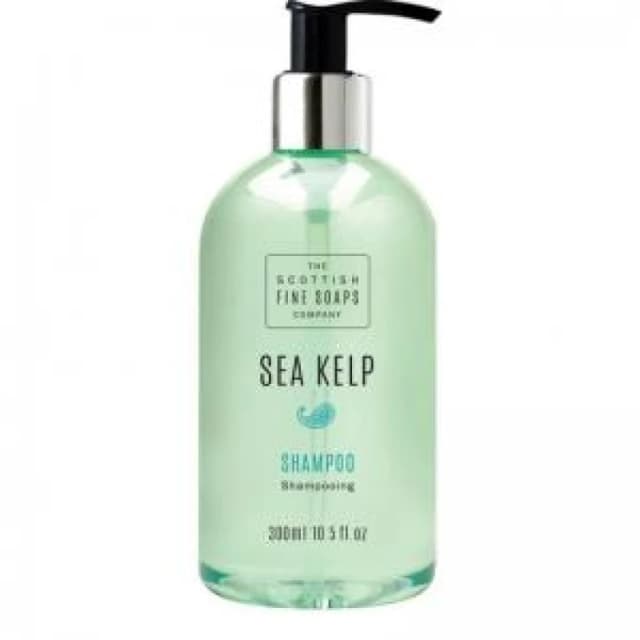 Scottish Fine Soaps Scottish Fine Soaps Sea Kelp Shampoo Pump Bottle 300ml in Clear Clear One Size Unisex 5016365016612
