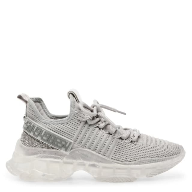 Steve Madden Womens Maxilla Low-Top Runners Grey Multi female 3 (36)