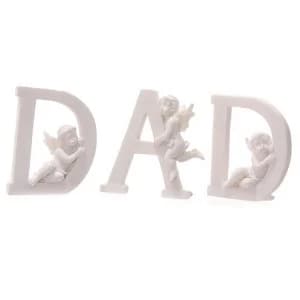 Cute Cherub DAD Letters Ornament