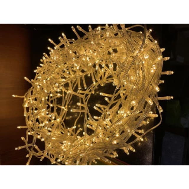 13.6M/44ft 6" Plug In LED Warm White Christmas String Light