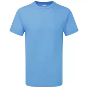 Gildan Mens Hammer Heavyweight T-Shirt (L) (Flo Blue)