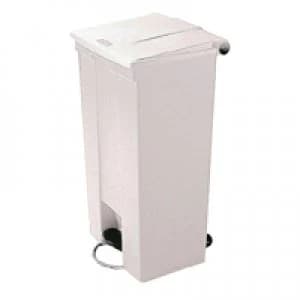Slingsby Step On Waste Container 45.5 Litre White 324304