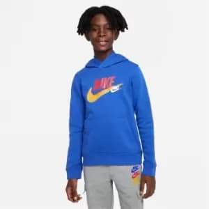Nike Nsw Si Flc Po Hoodie Bb - Blue