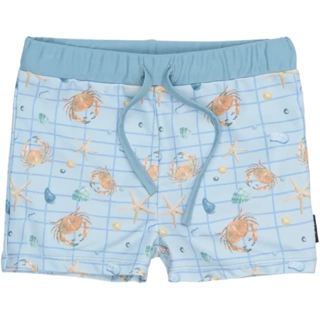Mikk-Line Aop UV Swim Shorts for Kids Bleu Male 7/8 ans