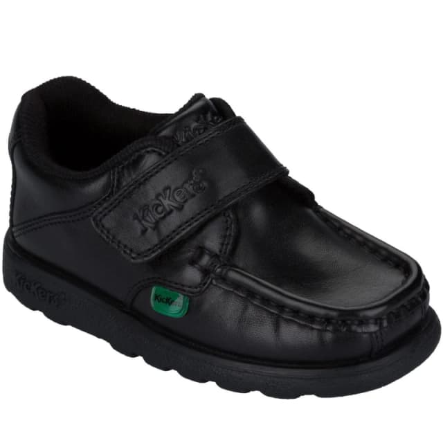 Kickers Children Fragma Strap Shoe - Black C12