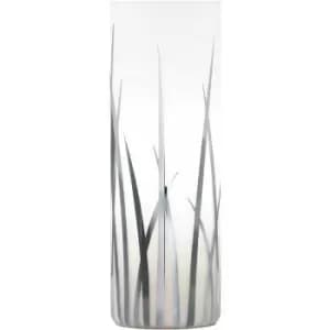 Loops - Table Desk Lamp Colour Shade White Chrome Glass Painted Bulb E27 1x60W