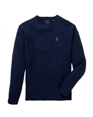 Luke Sport Spencer Cable Knit Jumper Reg