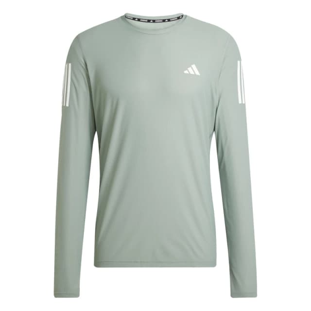 adidas Own The Run Long-Sleeve Top Mens - Green Green S