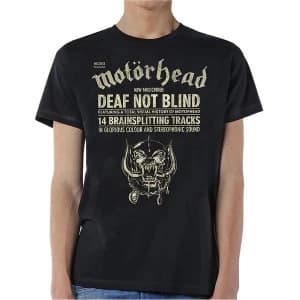 Motorhead - Deaf Not Blind Unisex Small T-Shirt - Black