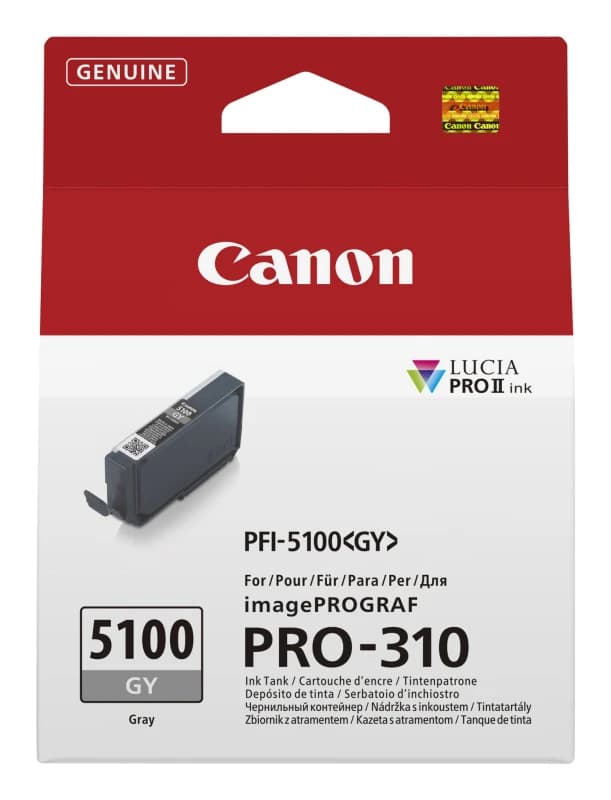 Canon PFI-5100GY Grey Ink Cartridge - 6959C001 (Original)