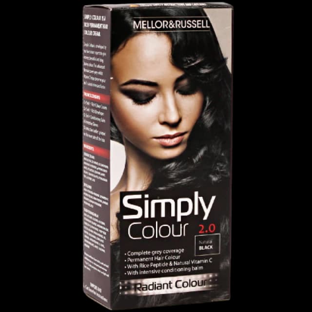Mellor & Russell Simply Colour Hair Colour - 2.0 Natural Black 2-113291
