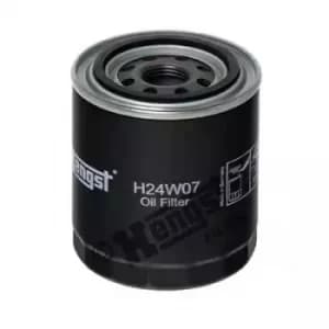 Spin-On Oil Filter H24W07 by Hella Hengst