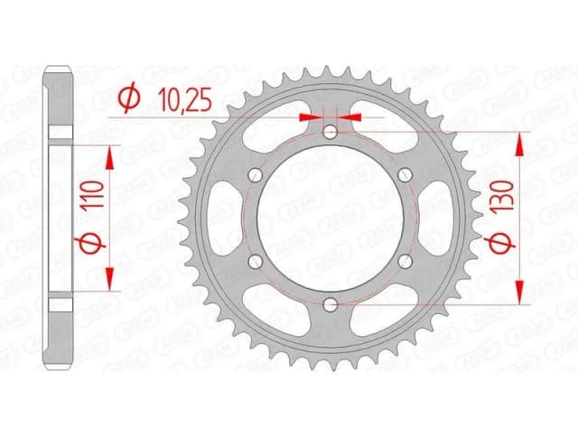 AFAM 12813-38 Chain Sprocket Steel Chain Sprocket (5479)