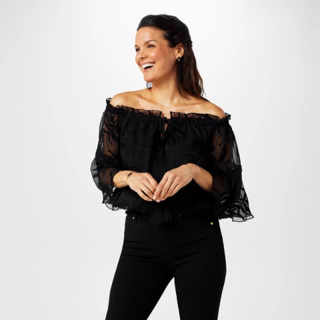 Biba Biba Bardot Top - Black 8