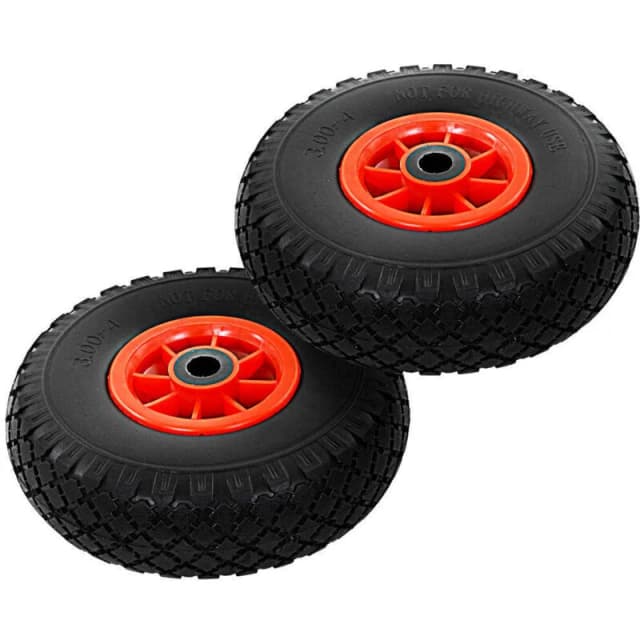 VIDAXL Sack Truck Wheels 2 pcs Solid pu 3.00-4 (260x85) Vidaxl 8718475616191