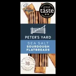 Peter's Yard Sea Salt Sourdough Flatbreads 115g