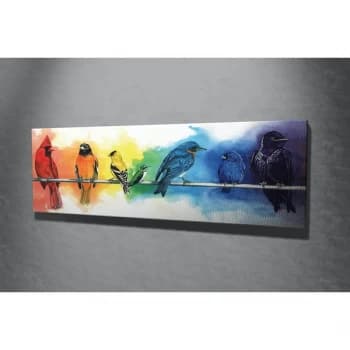 PC168 Multicolor Decorative Canvas Painting