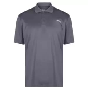 Slazenger Golf Solid Polo Shirt Mens - Grey