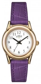 Limit Womens Purple Strap White Dial 6982 Watch