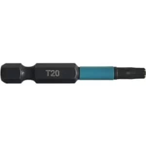 Makita Impact Rated 50mm Black Bit T20 (2 Pk)