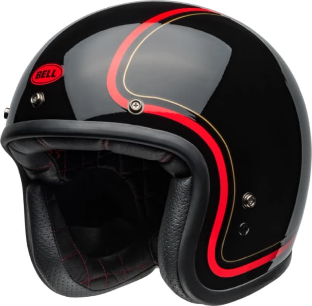Bell Custom 500 Chief Gloss Black Jet Helmet Size S