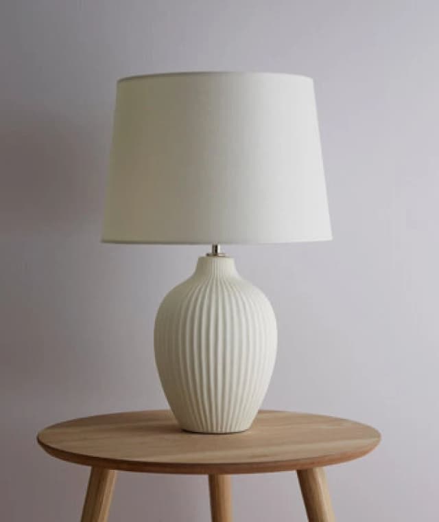 K Living Nora 51Cm Cream Ceramic Table Lamp With Matching Cream Shade Tall Table Lamp With Lampshade