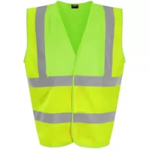 PRO RTX High Visibility Unisex Waistcoat (M) (Yellow/Lime Green)