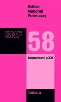 British National Formulary. 58 September 2009 by Joint Formulary Committee Book