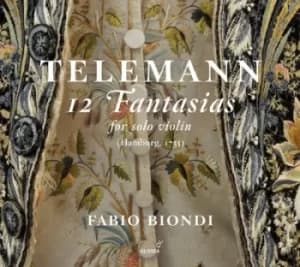 Telemann 12 Fantasias for Solo Violin by Georg Philipp Telemann CD Album