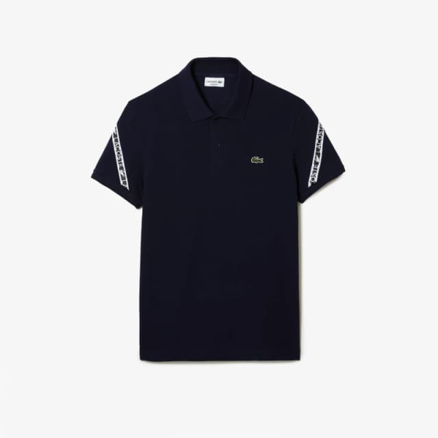 Lacoste Regular Fit Stretch Mini Pique Polo Shirt - Blue Blue S